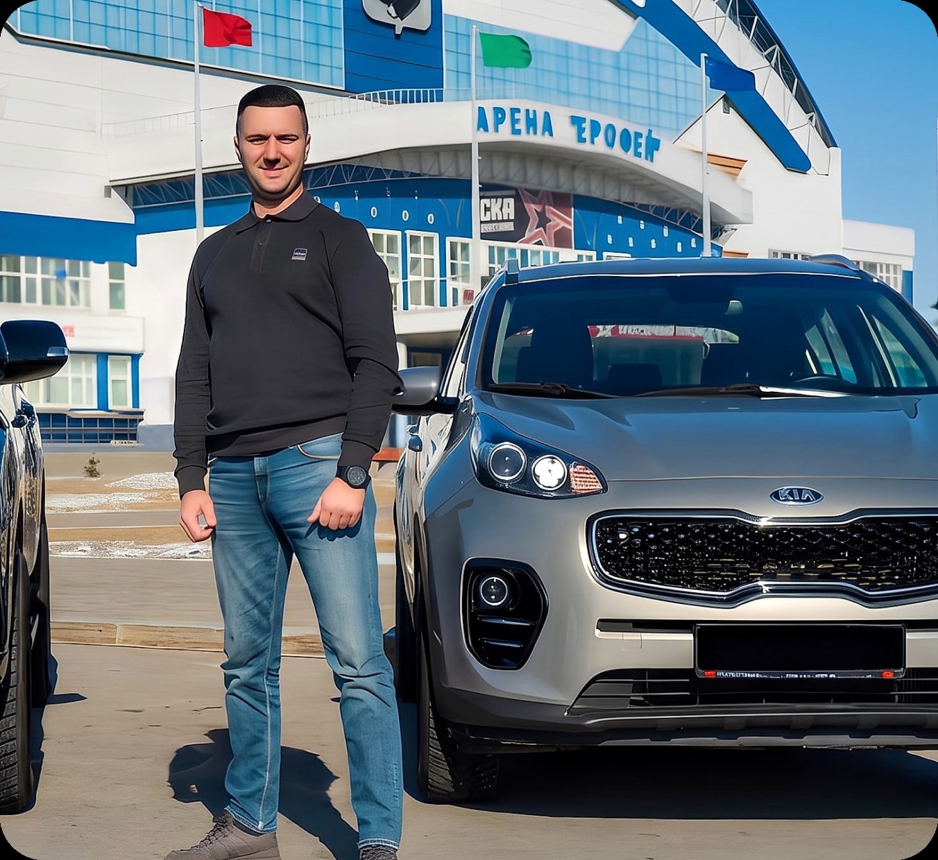 Евгений, директор Amur Motors, на площадке Amur Motors